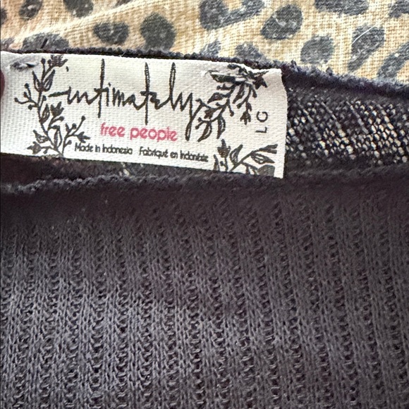 Free People Black Long Sleeve Bodysuit - Picture 2 of 4